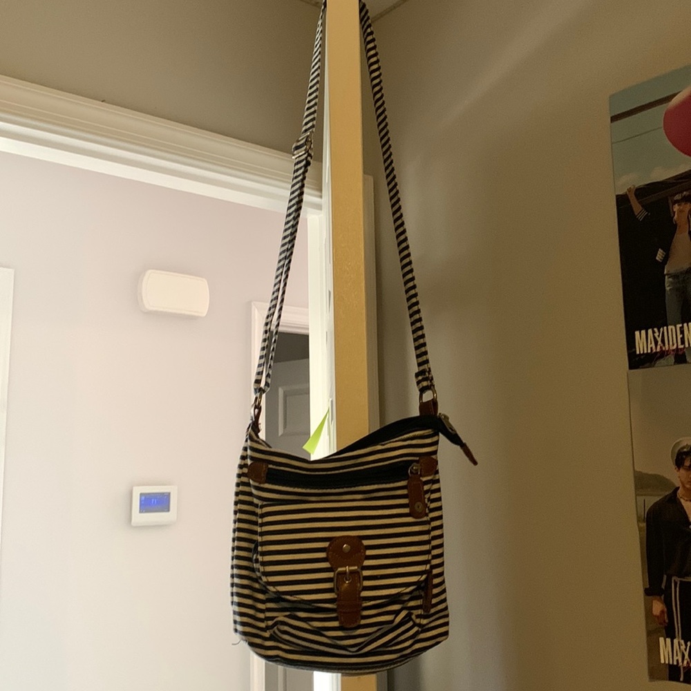 Striped Purse